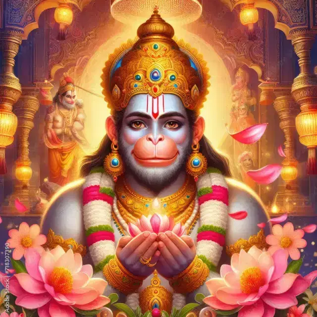 Mantrashala Hanuman Ji Image